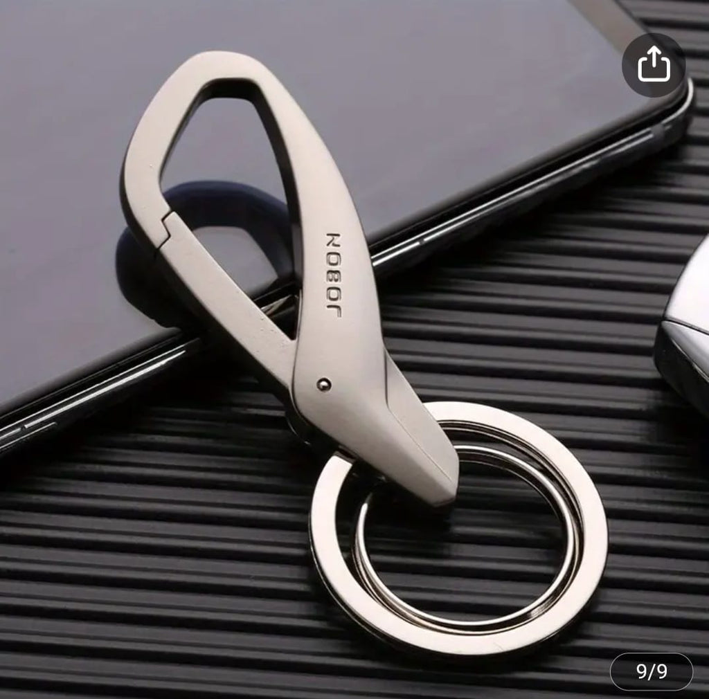 ALLOY  LOCK KEYCHAIN